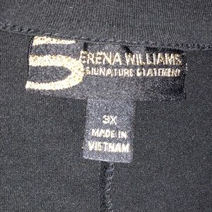 *3/$30* Serena Williams 3x Black Batwing Sweater